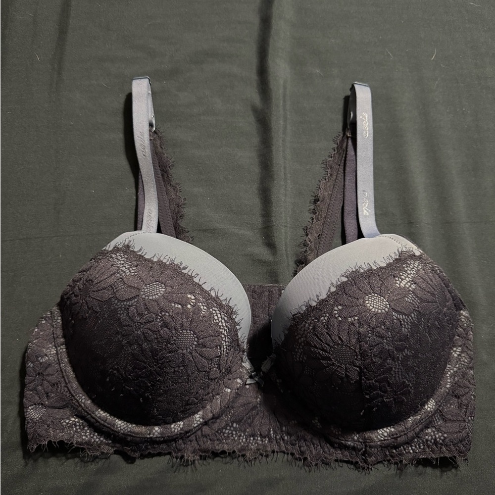 Aerie Blue Lace Padded Bra